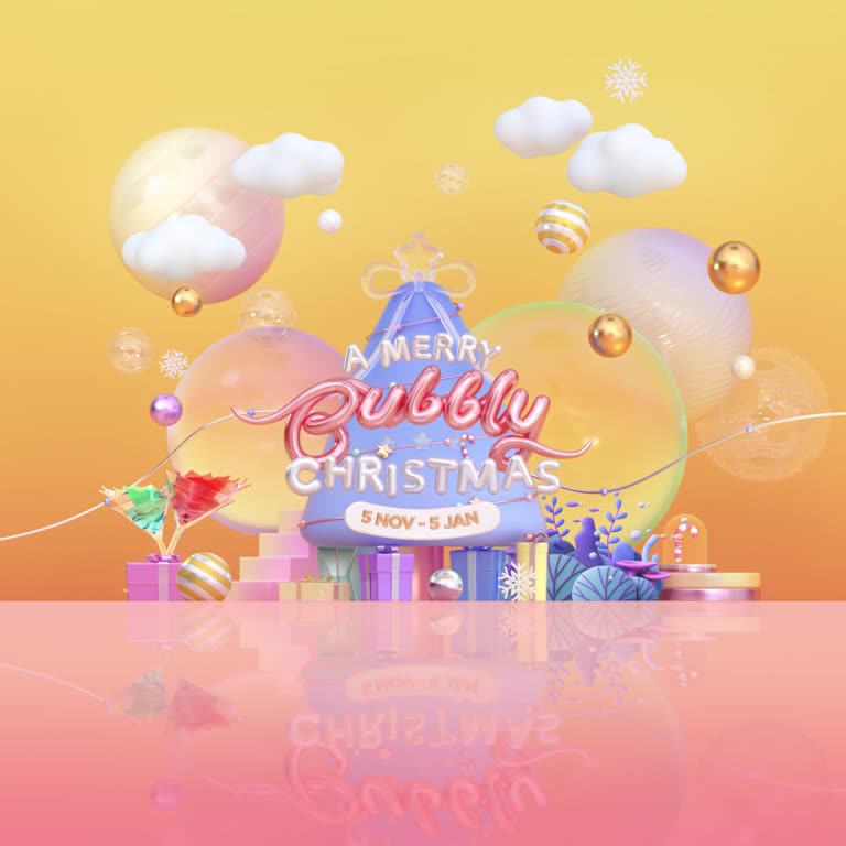 Resort World Sentosa Bubbly Christmas