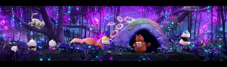 Panda Park Interactive Fluorescent Forest (2019)